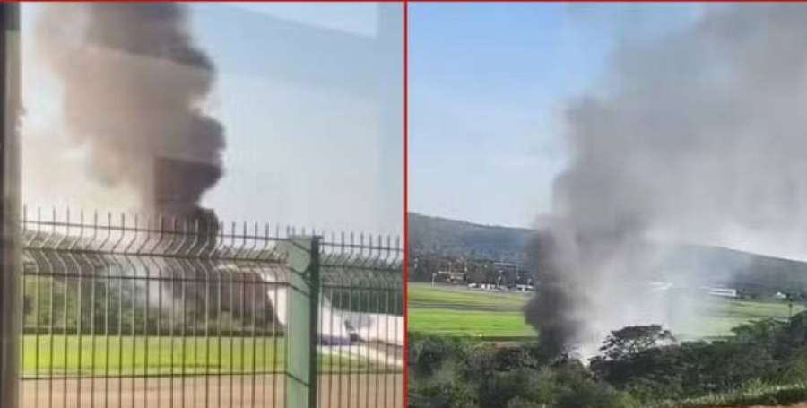 Avião da PM de Minas Gerais cai e deixa três mortos.