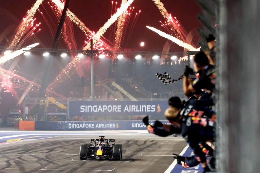 De ponta a ponta: Verstappen vence em Singapura