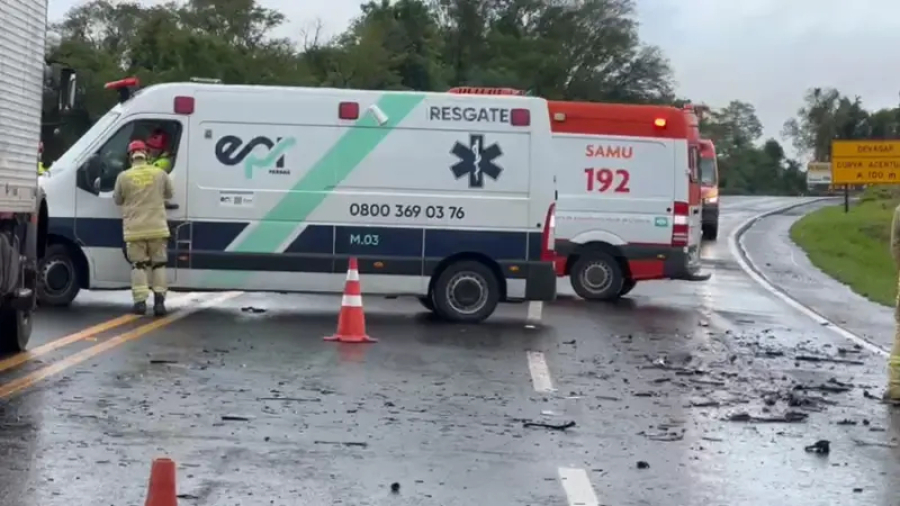 Motorista morre em colisão frontal na PR-444