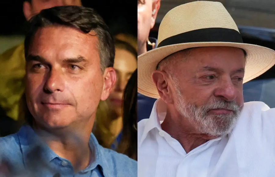 Flávio Bolsonaro e Lula estão tecnicamente empatados 