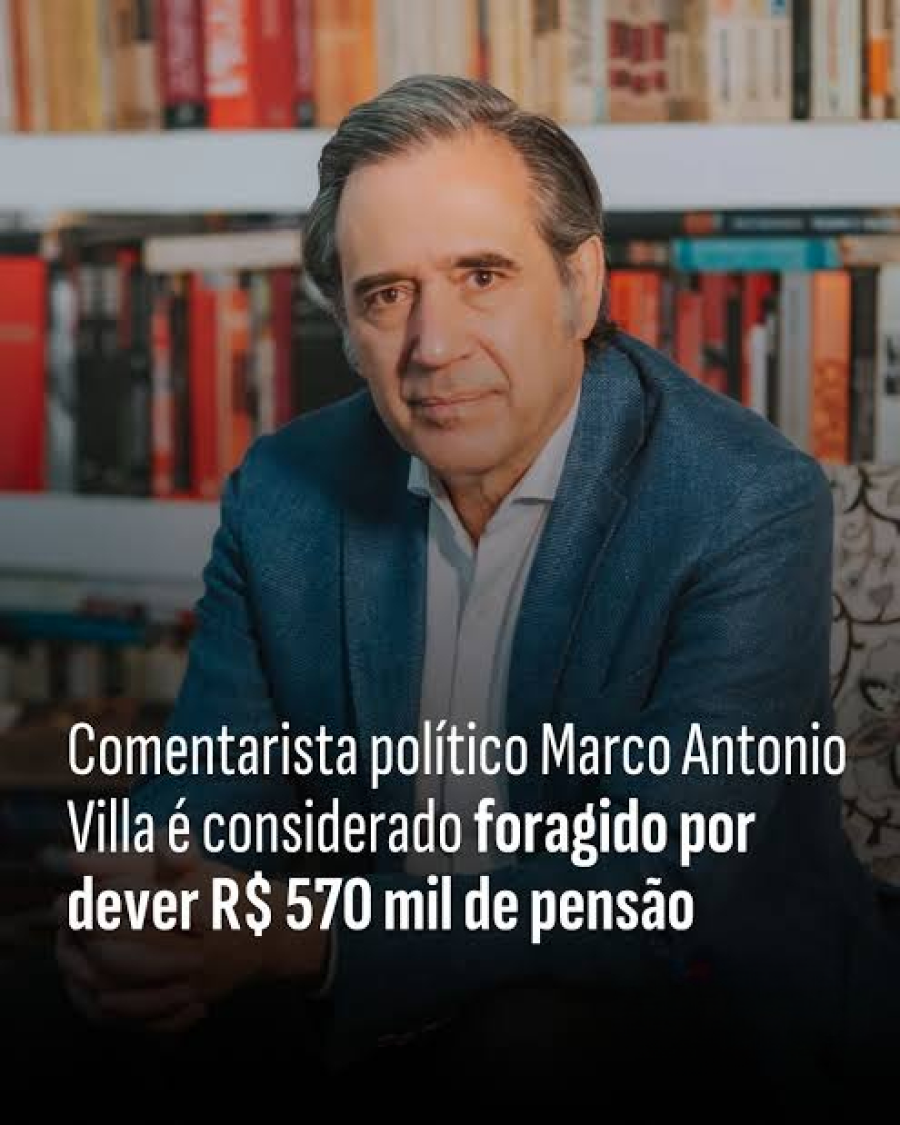 Polícia procura Marco Antonio Villa.