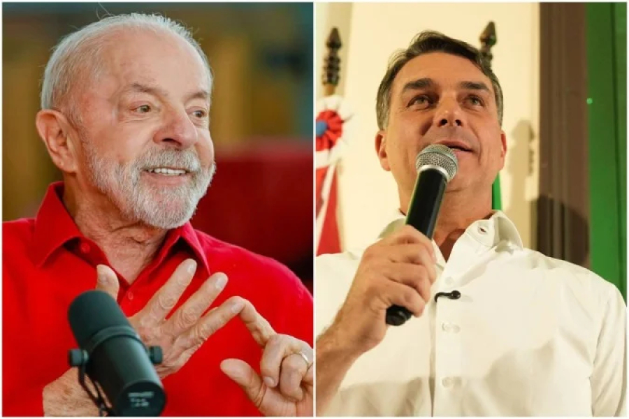 Lula tem 51% e Flávio 49% no segundo turno