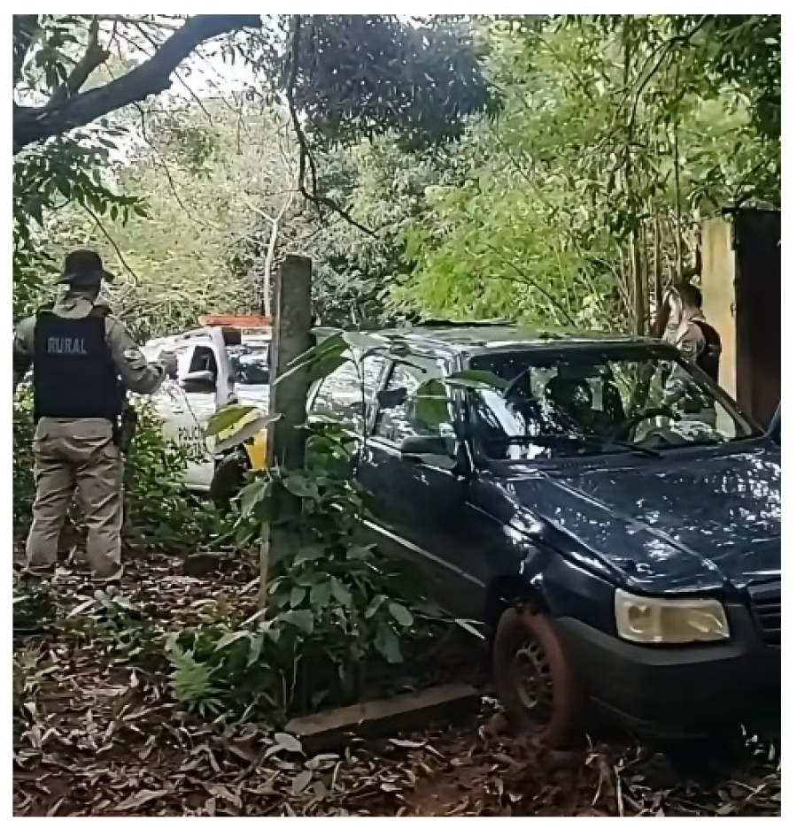 Denúncia leva PM a interromper furto de fios na zona rural