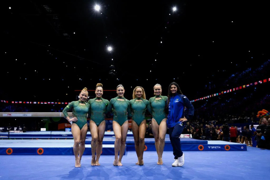 Brasil fica em quinto lugar no Mundial de Ginástica Artística