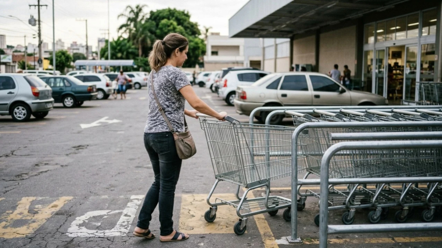 Você devolve o carrinho do supermercado? 