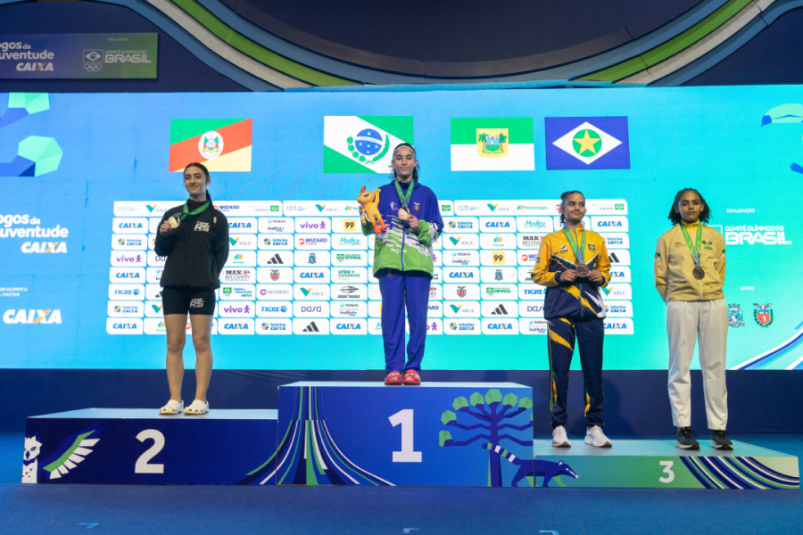 Paraná conquista 34 medalhas nos Jogos da Juventude, em Foz do Iguaçu