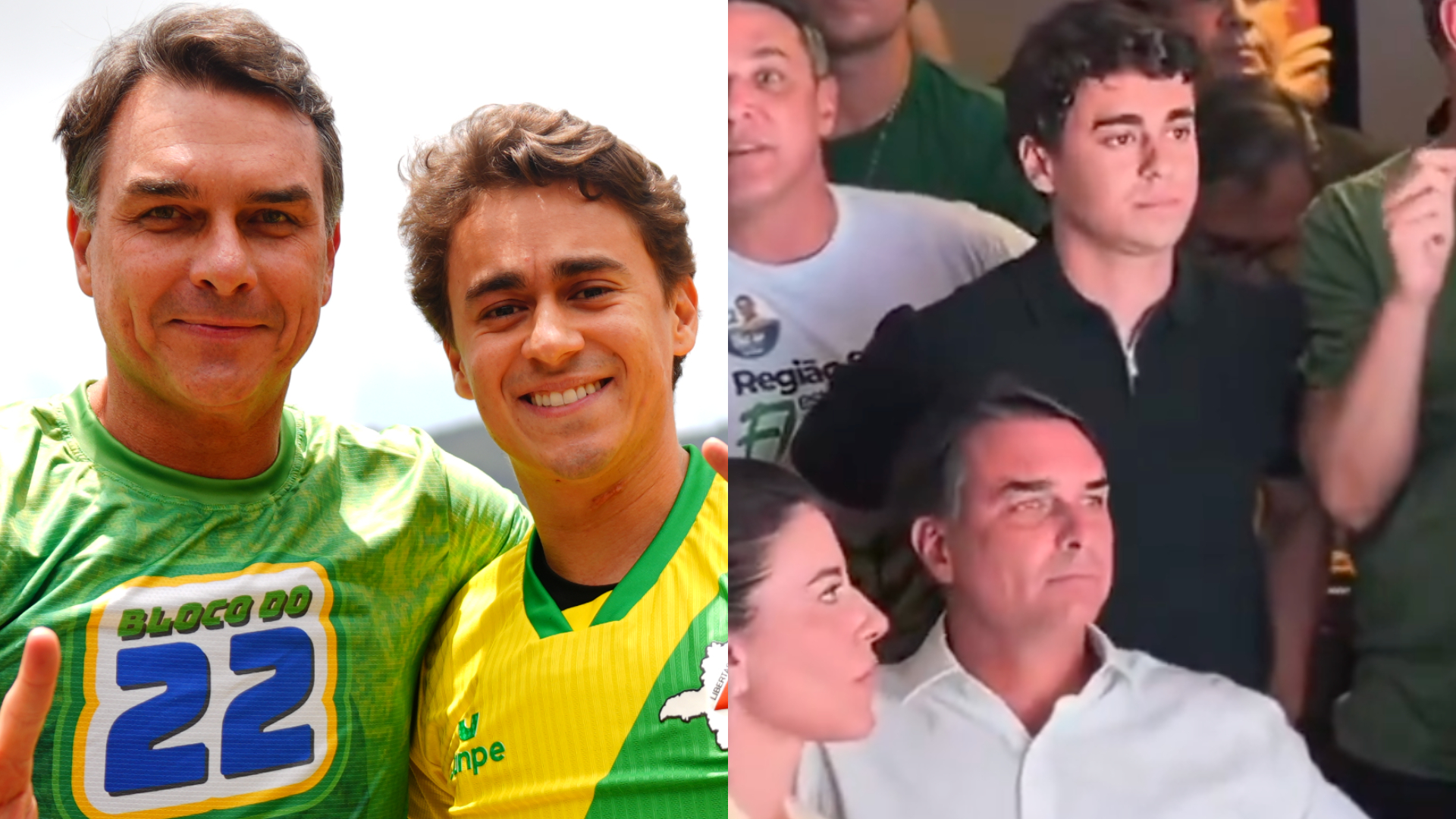 Leitura labial revela o que Nikolas Ferreira disse a Flávio 