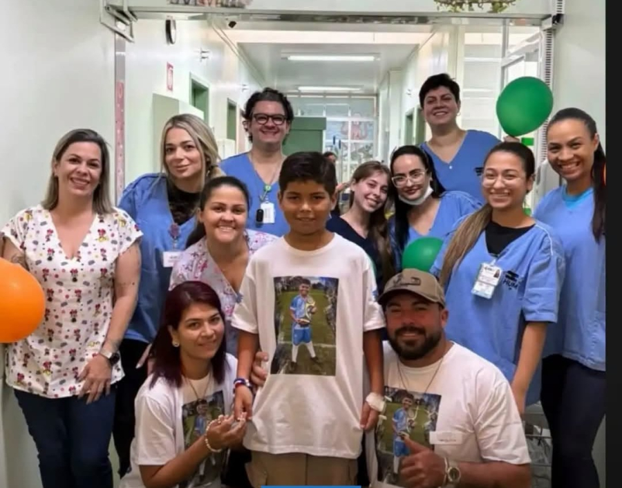 Após dias na UTI, menino ferido por linha com cerol voltou para casa