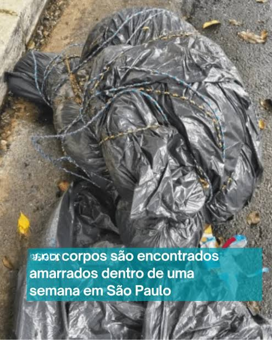 Corpos abandonados em sacos: polícia prende três e identifica mais sete suspeitos em São Paulo