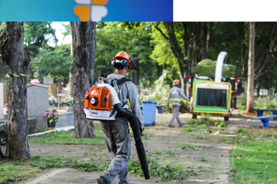 Prefeitura intensifica limpeza e manutenção no Cemitério