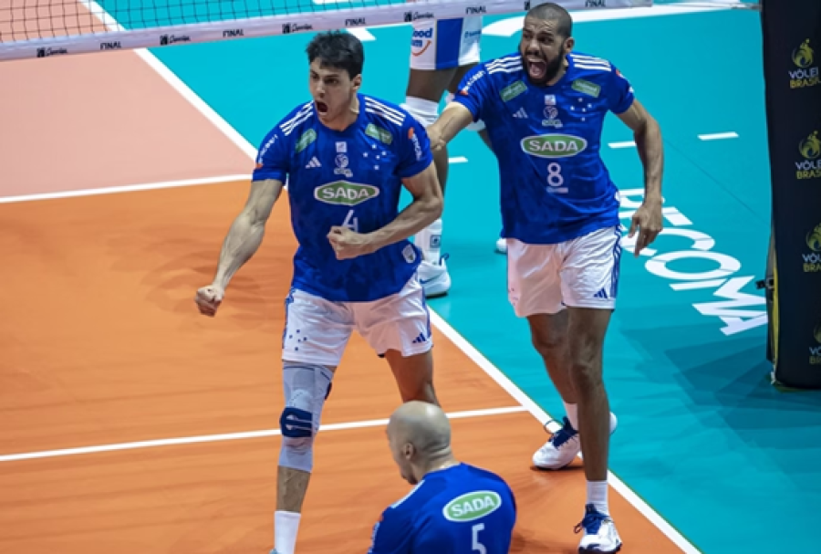 Cruzeiro, conquista mais uma SuperLiga de Vôlei.