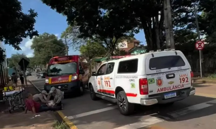  Motociclista é atingido por trem em Sarandi.