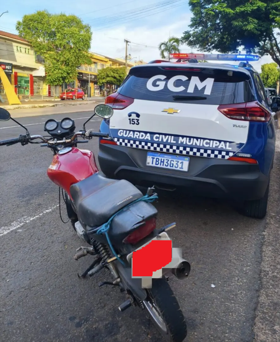 Guarda Civil apreende moto com 32 Mil em multas