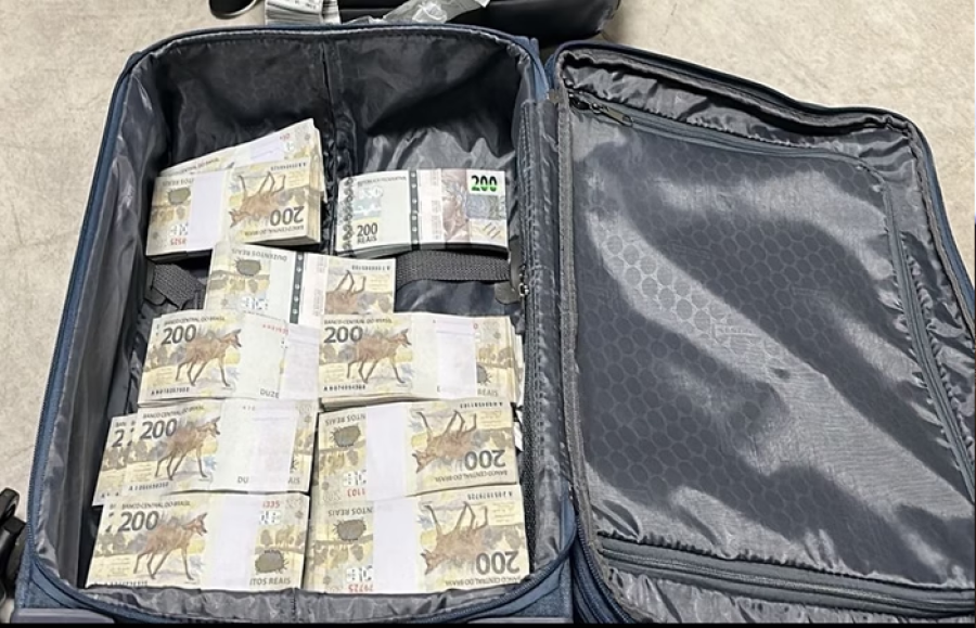 Empresários presos com R$ 1,2 mi no Aeroporto de Brasília