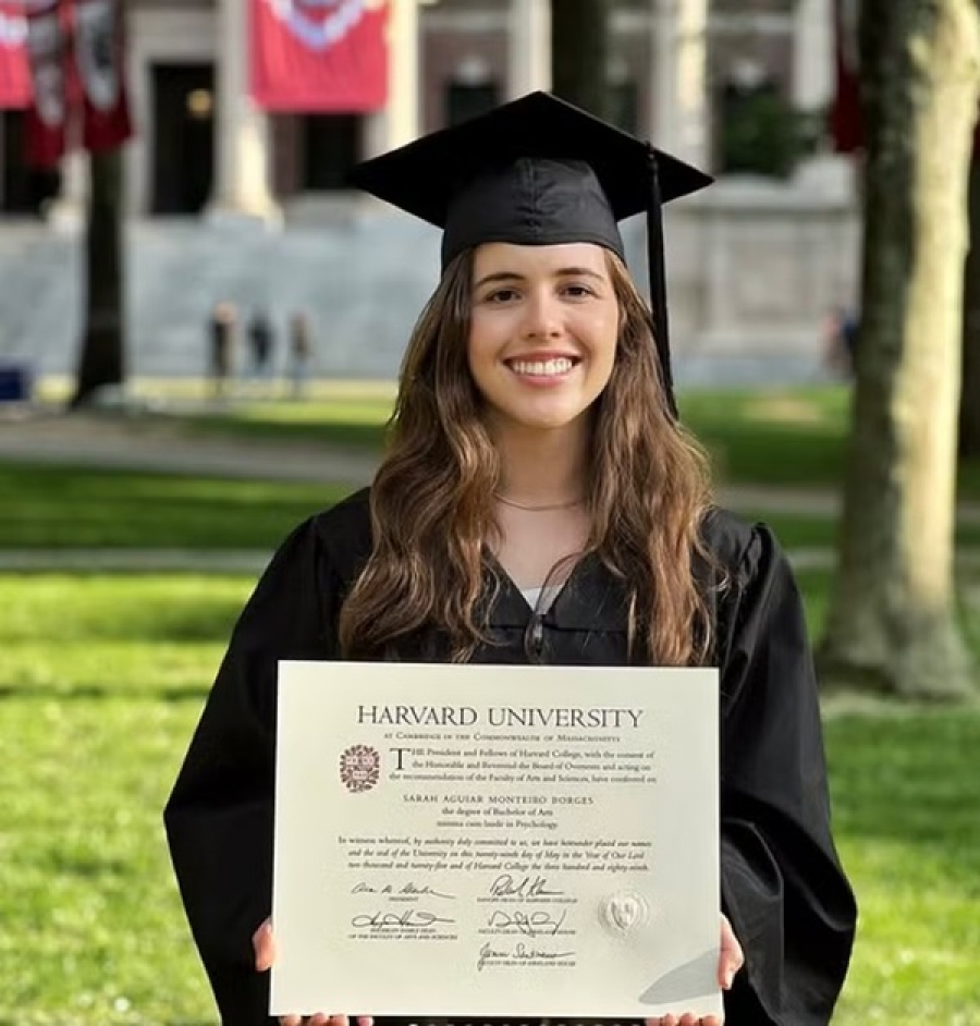 Brasileira tem nota mais alta em Harvard