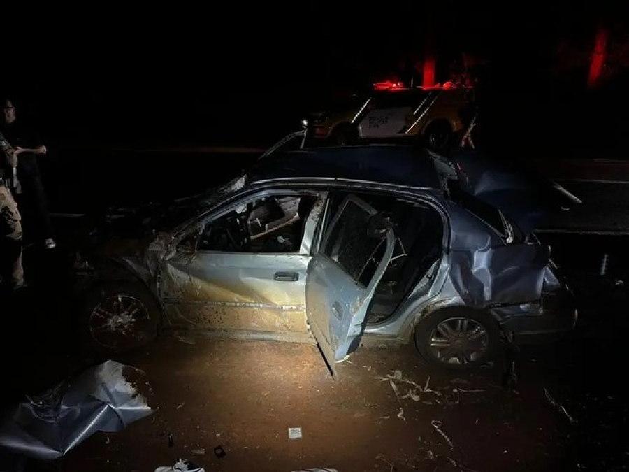 Duas pessoas morrem em acidente durante fuga policial 