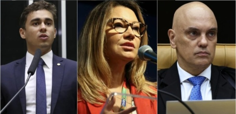 Nikolas questiona viagem de Moraes e Janja em voo da FAB