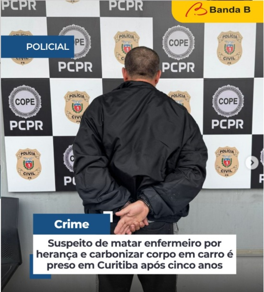 Assassino de enfermeiro é preso após 5 anos