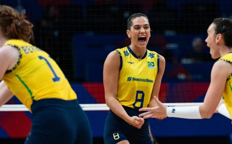 Brasil supera Polônia por 3 sets a 1 na Liga das Nações de Vôlei