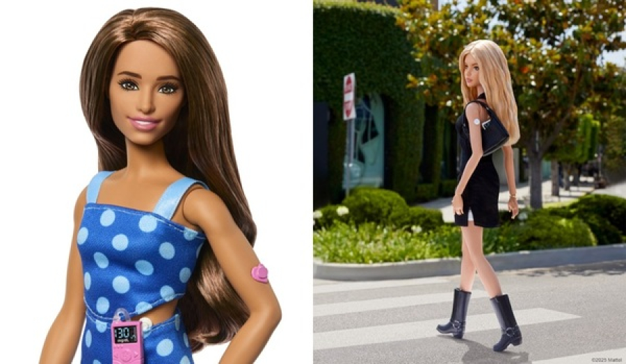 Barbie lança boneca com diabetes tipo 1 com sensor de glicose no braço
