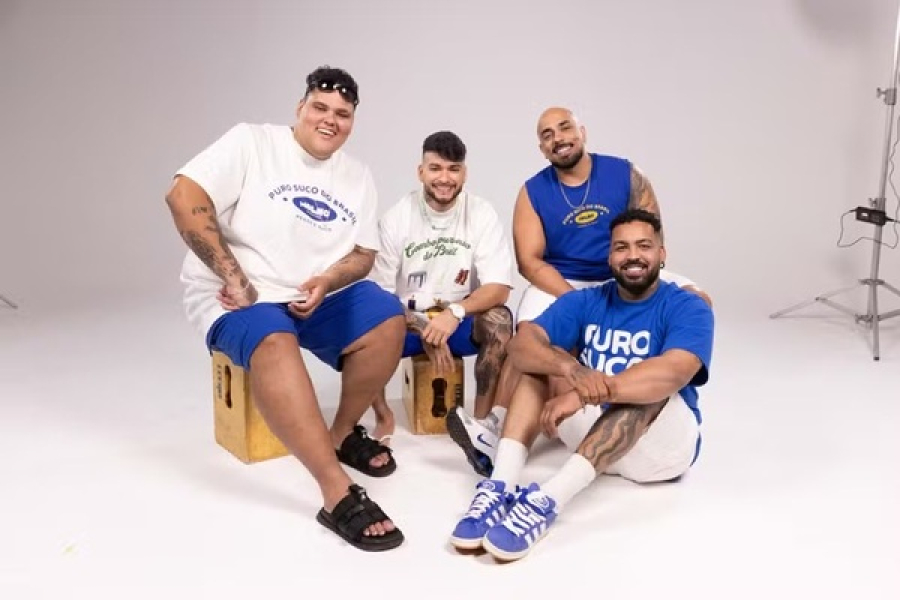 Grupo de Pagode desbanca o sertanejo nas paradas.