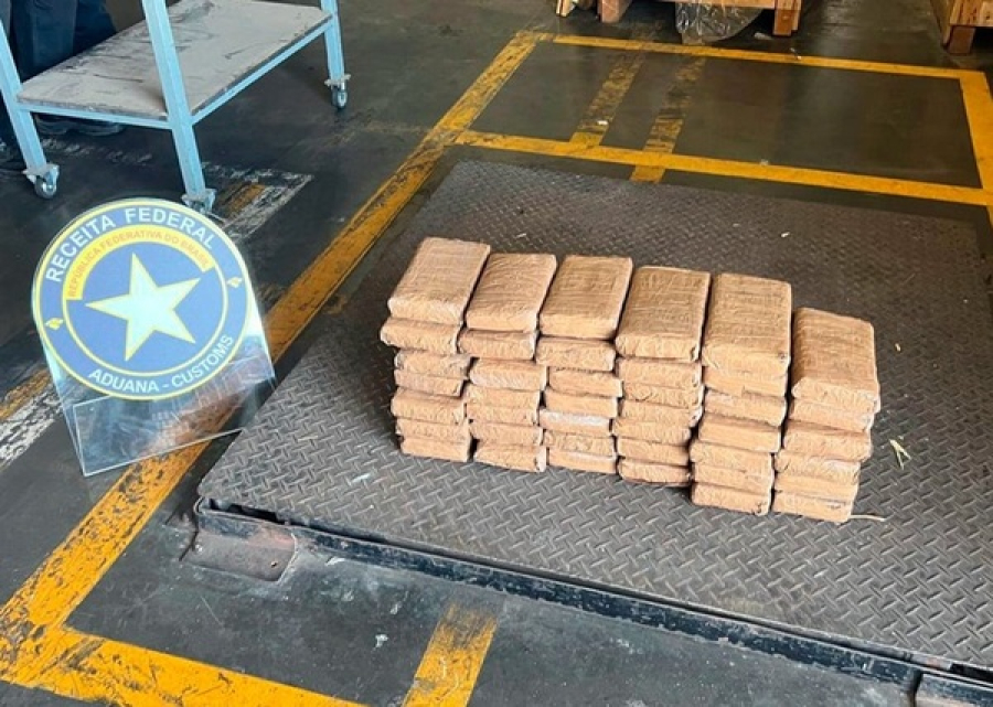 RF apreende 50 quilos de cocaína no Porto de Paranaguá