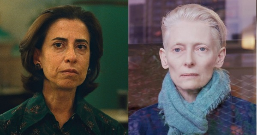 Fernanda e Tilda se reencontram em Veneza