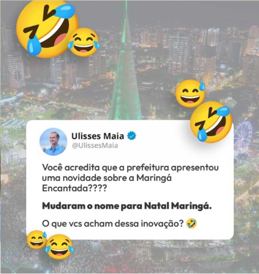 Ulisses provoca sobre fim da “Maringá Encantada”