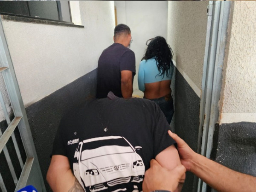 PC prende casal suspeito de série de assaltos.